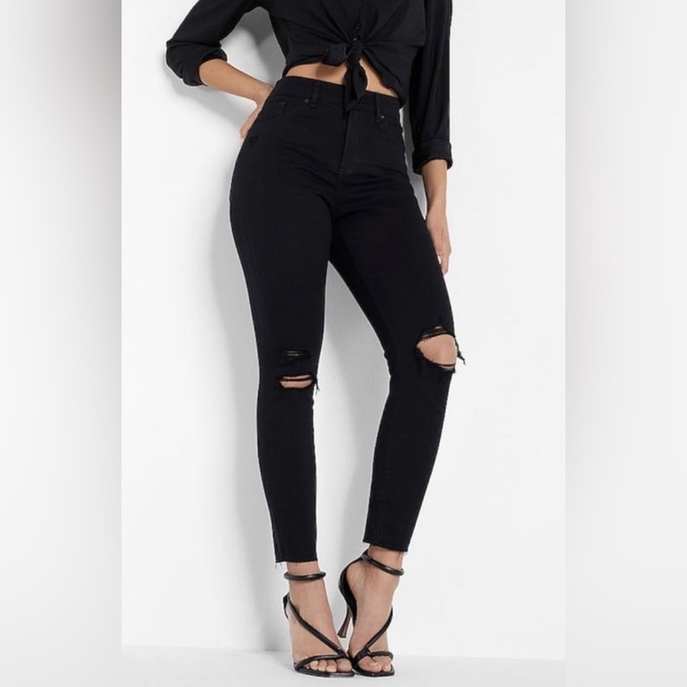 Express curvy skinny high rise jeans